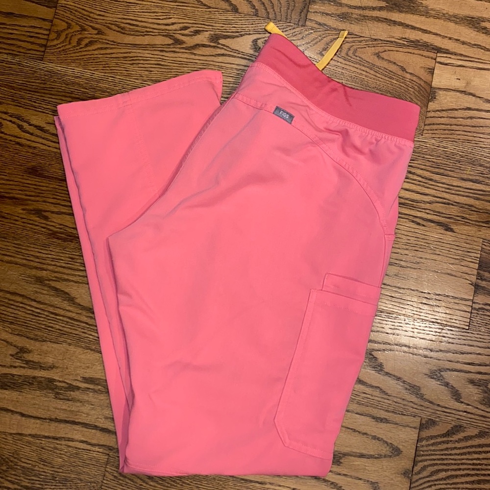 Figs Technical Scrub Bottoms XLT Salmon Pink